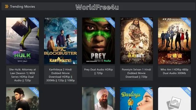 WorldFree4u 2023 – Download Latest HD Bollywood, Hollywood Hindi Dubbed  Movies 720p, 1080p - PM Sarkari Yojana